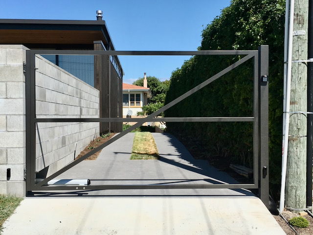 frame for single swing out gate automatic DIY add your wood or finish